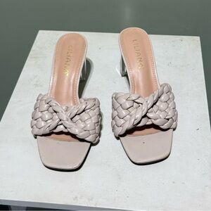Liliana Women's Beige Braided Mules